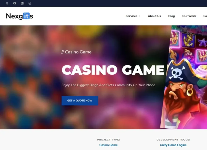 Casino game development services for bingo and slots community games on mobile platforms