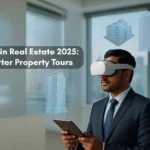 AR and VR technology in real estate for 2025 showcasing smart virtual property tours and visualization