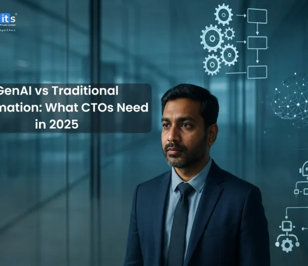 GenAI vs Traditional Automation comparison guide for CTOs and enterprise technology planning in 2025